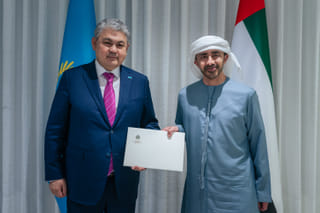 UAE President receives message from Kazakhstan leader