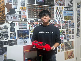 Chuck Soriano, 17, has over a thousand diecast cars in collection