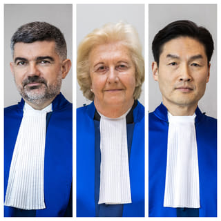 From left to right: Nicolas Guillou, Joanna Korner, and Keebong Paek