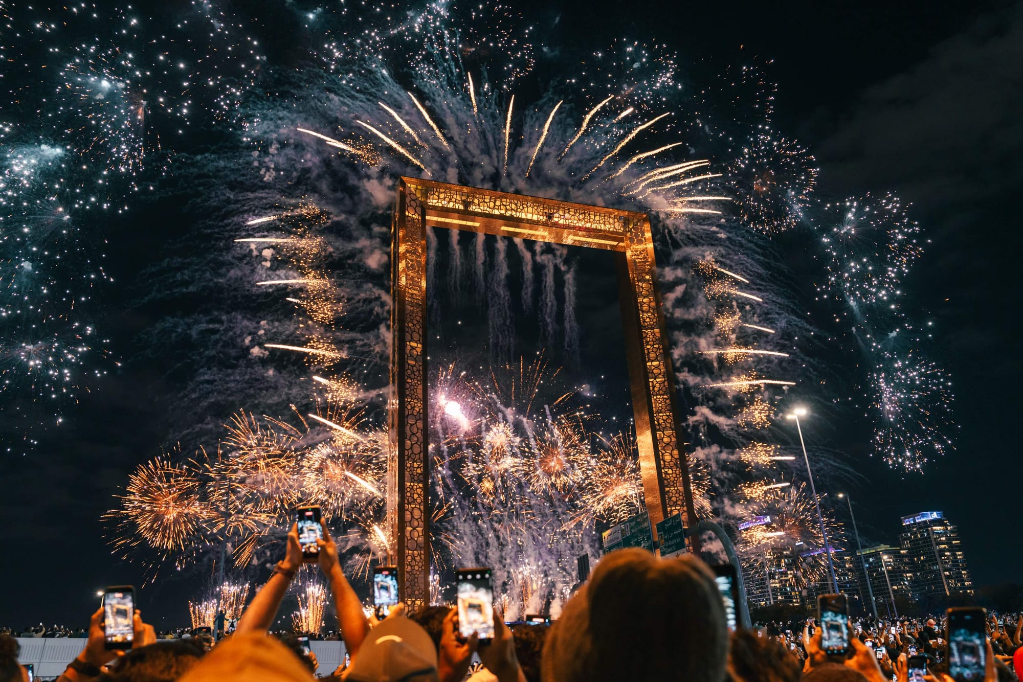 Eid fireworks in Dubai