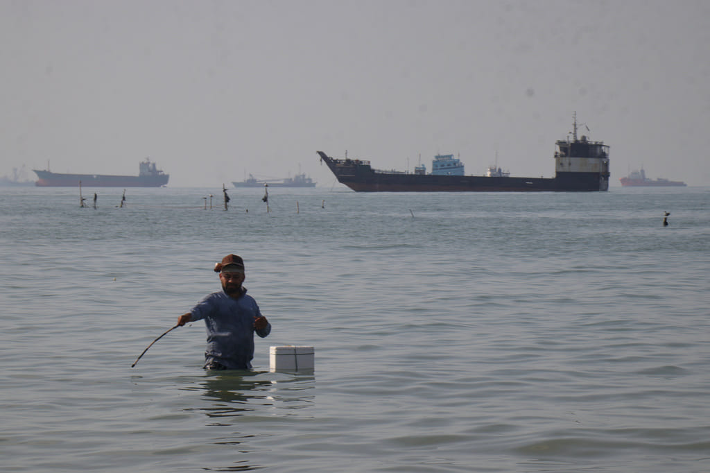 Oil tankers line up near the Strait of Hormuz, a key global shipping route at the centre of Iran’s proposed plan to end the war.