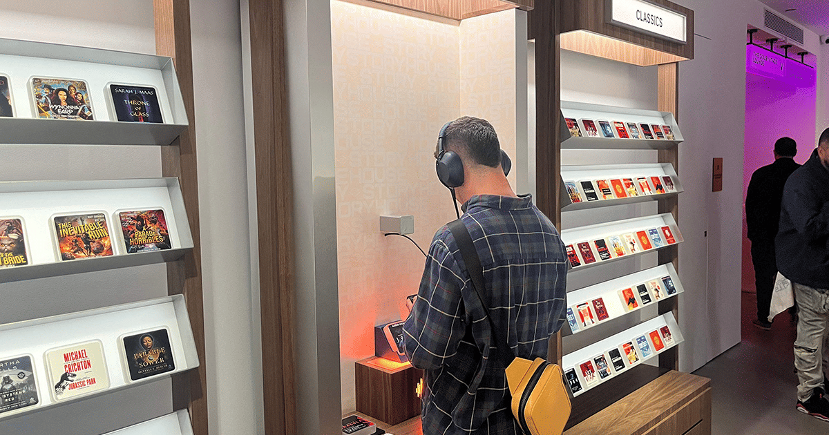 No pages, no books: Audible launches ‘bookless bookstore’ in New York