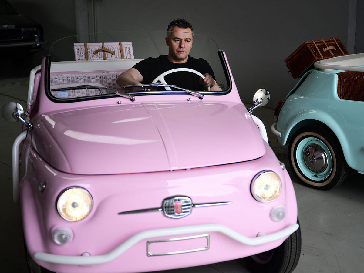 Classic Fiat 500s reborn as electric cars in Turin
