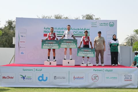 Dubai Police Crown Winners of 60km “Proud of UAE” Cycling Race After Intense Competition