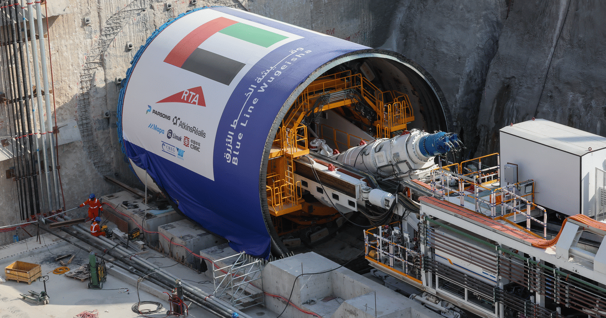 What is Al Wugeisha: The giant tunnel boring machine driving Dubai Metro Blue Line