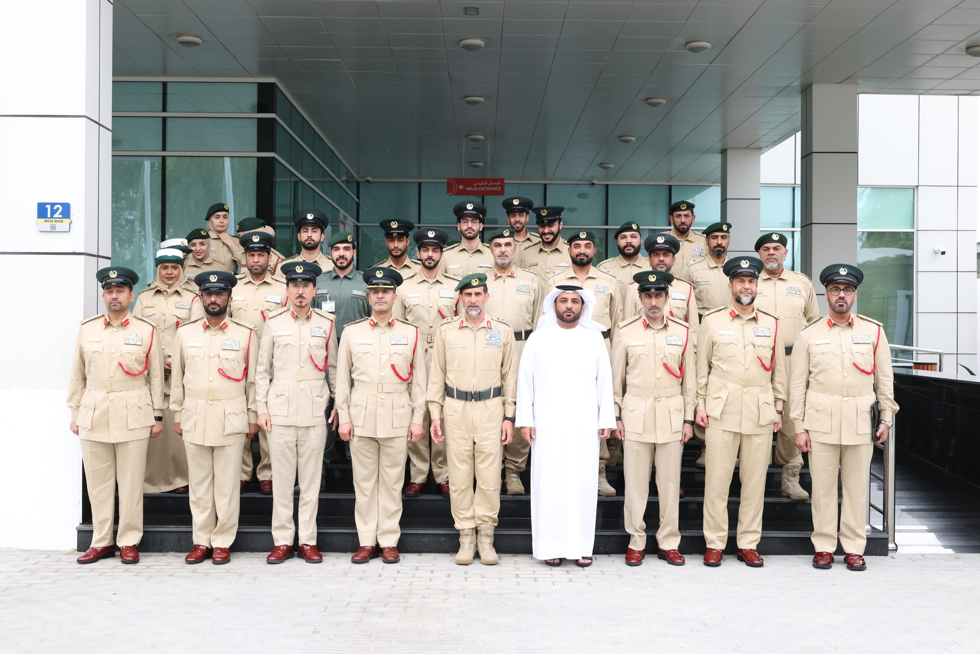 Al Khawaneej Police Station reported 99.7% security coverage, serving 244,000+ residents across 1,272 sq km.

