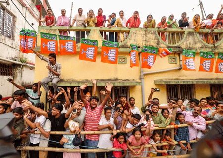 In West Bengal, the BJP appeared poised for a major breakthrough.