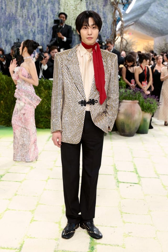 Ahn Hyo-seop attends the 2026 Met Gala celebrating "Costume Art" at the Metropolitan Museum of Art on May 04, 2026 in New York City.