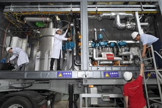 POWER BANK FOR AI ERA: China begins testing  A miniature, mobile 10-megawatt (MW) nuclear reactor is being tested in China. The  truck-mounted nuclear power plant is designed to energise data centres for decades  while promising to make traditional fossil-fueled gensets entirely obsolete. 