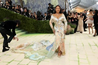 Paloma Elsesser attends the 2026 Met Gala celebrating "Costume Art" at the Metropolitan Museum of Art on May 04, 2026 in New York City.