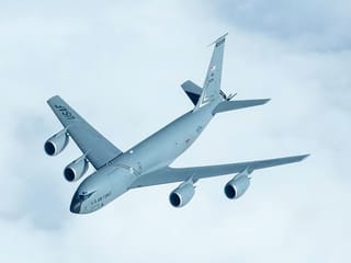 A KC-135R Stratotanker.