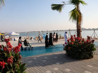 Al Mamzar Beach reopens with night swimming, activities