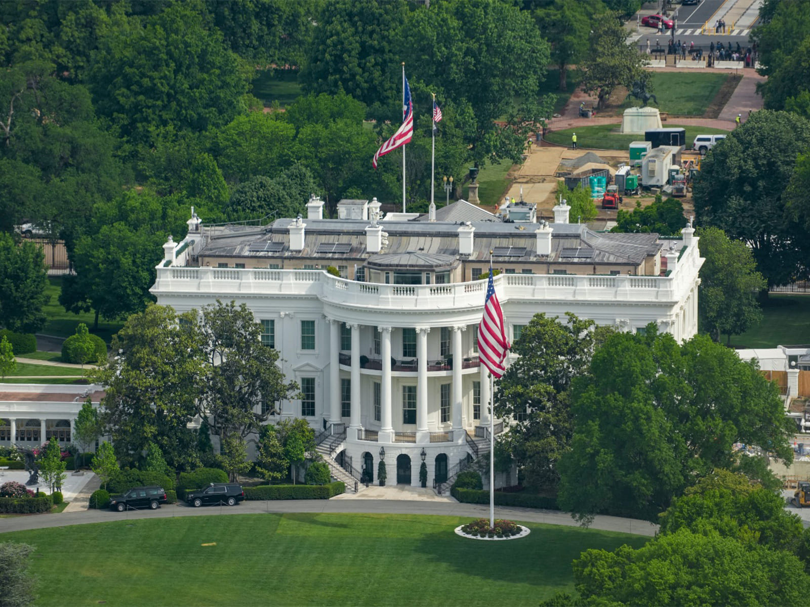 The White House Building, in Washington DC