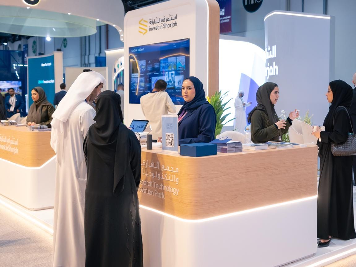 The Sharjah pavilion highlighted the scale and competitiveness of Sharjah’s industrial sector