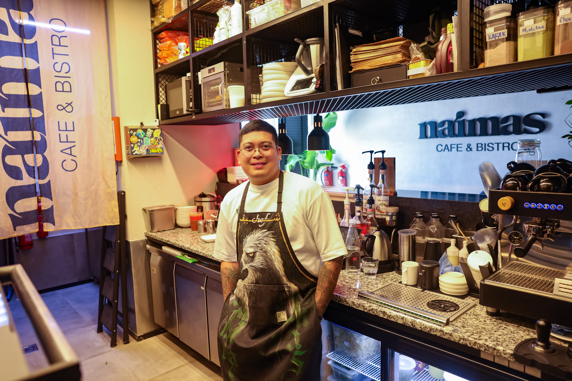David “Dabo” Pamplona, chef and owner of Naimas Café and Bistro