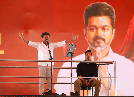 Actor-politician C. Joseph Vijay has formally staked his claim to become chief minister of Tamil Nadu.