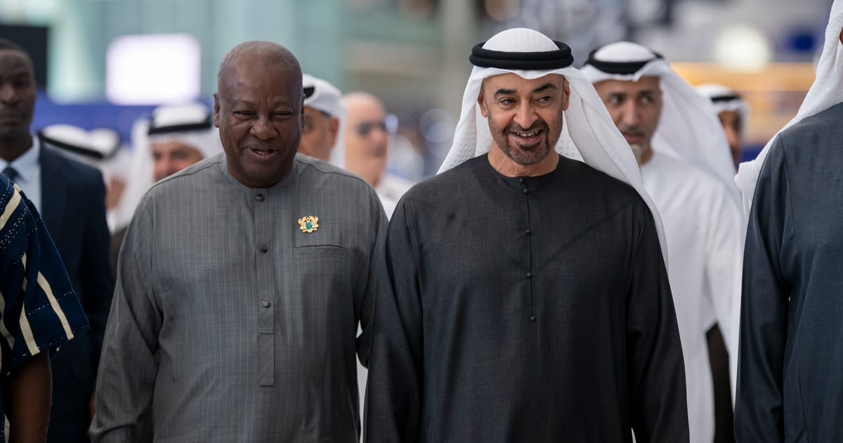 Presidents of UAE and Ghana discuss strengthening cooperation