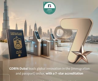 GDRFA Dubai becomes the first globally to achieve a 7-star innovation rating.