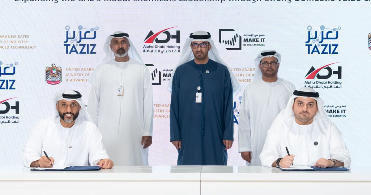 UAE lines up $10 billion chemicals push to cut import dependence