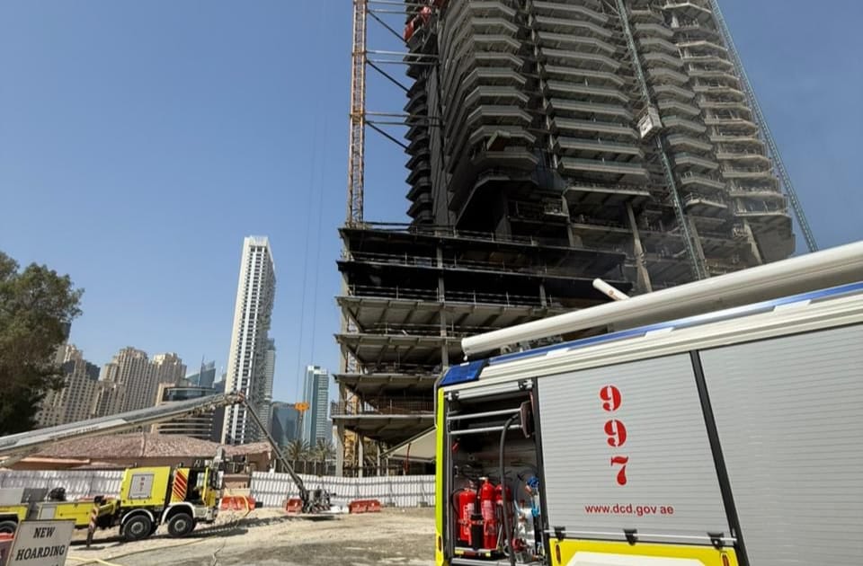 Dubai Marina Fire Contained at Under-Construction Tower