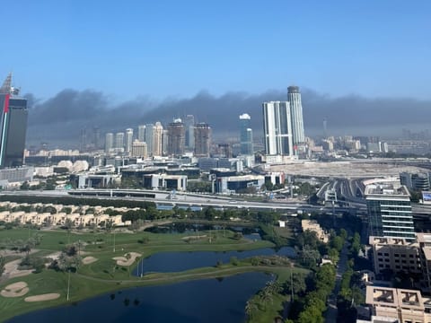 Dubai Marina fire breaks out at under-construction tower near Habtoor Grand