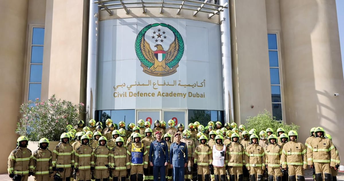 70 firefighters graduate Dubai Civil Defence