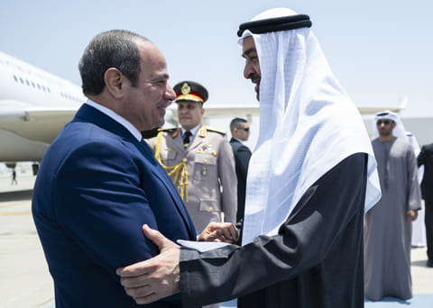 UAE and Egyptian Presidents discuss fraternal ties and regional developments