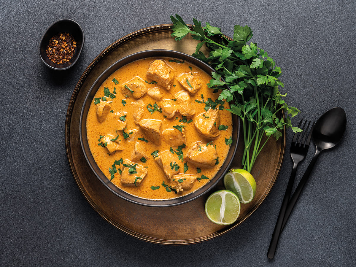 Freezer-friendly Coconut Chicken Curry