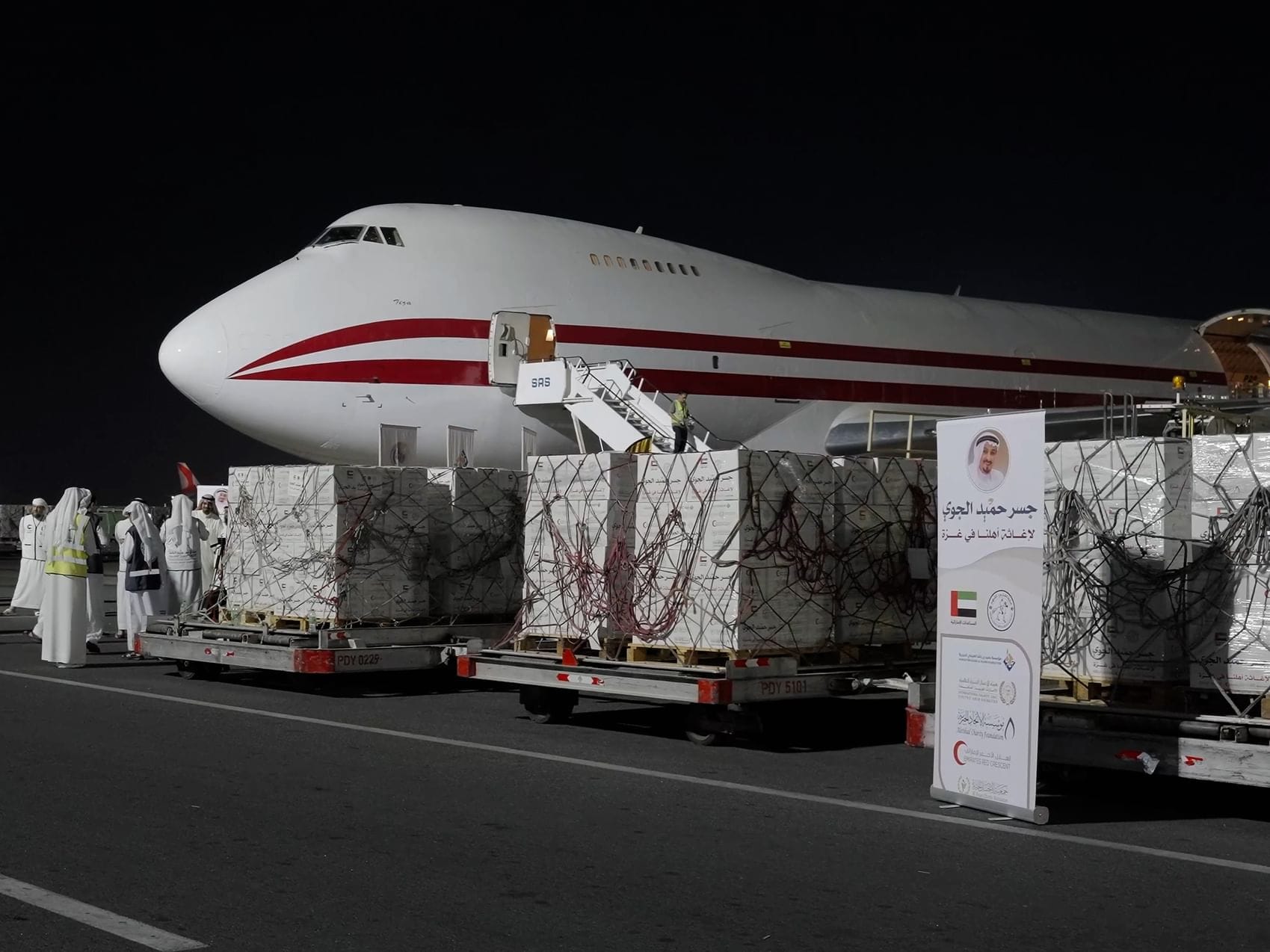 Humaid Air Bridge delivers food parcels to more than 150,000 Palestinians