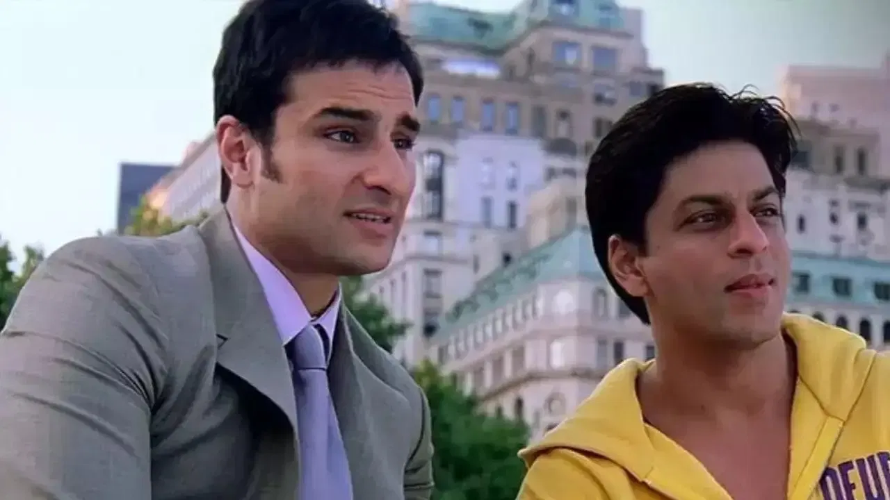 Saif Ali Khan and Shah Rukh Khan starred in kal Ho Na Ho 
