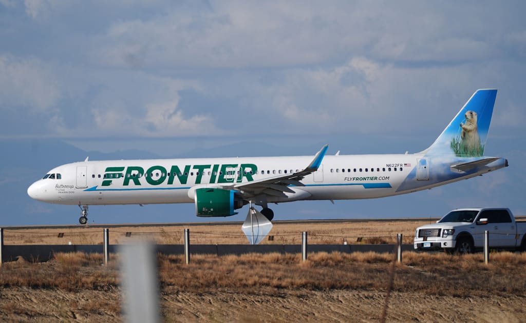 Plane hits pedestrian during takeoff at Denver airport