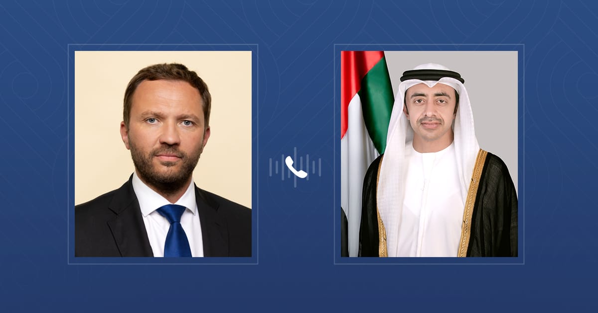 Abdullah bin Zayed, Estonian FM discuss bilateral relations, regional developments over phone