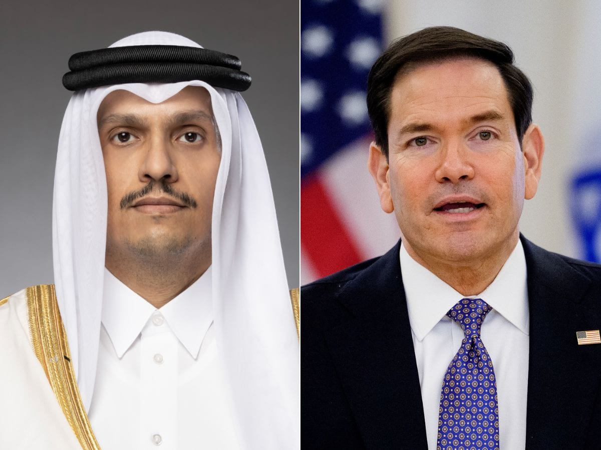 Qatari Prime Minister and Minister of Foreign Affairs Sheikh Mohammed bin Abdulrahman bin Jassim Al-Thani met Sunday with US Secretary of State Marco Rubio and Steve Witkoff, US Special Envoy to the Middle East.
