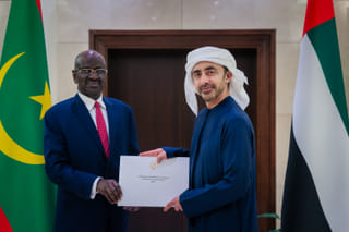 UAE President receives message from Mauritanian leader