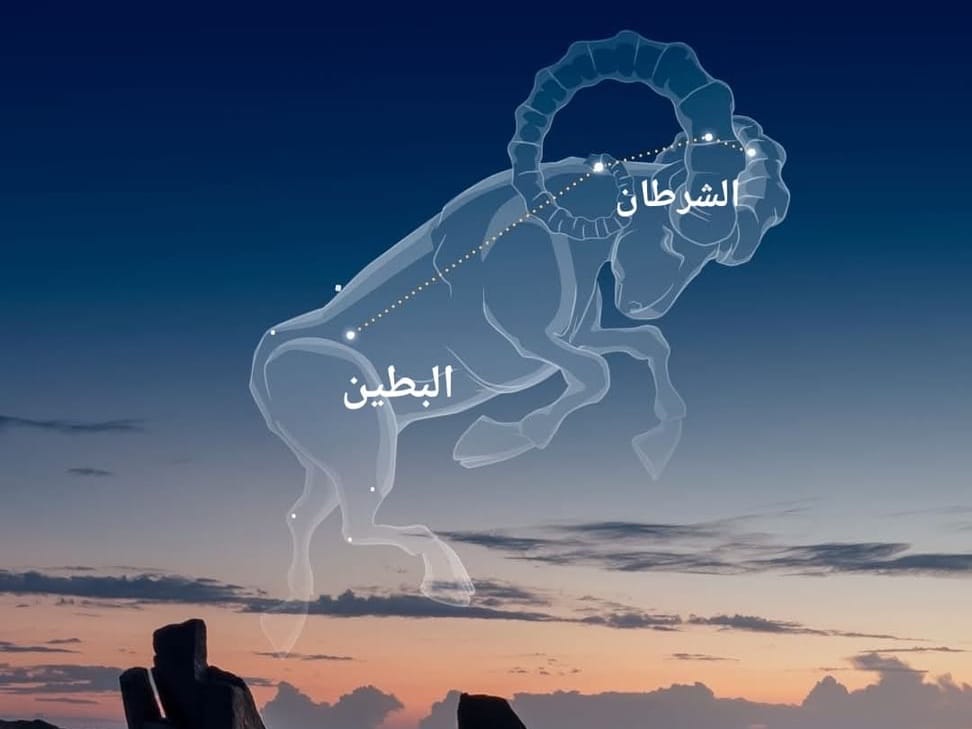 The appearance of Al Sharatain above the eastern horizon marks a seasonal turning point recognised for centuries by Arabs and agricultural communities. 