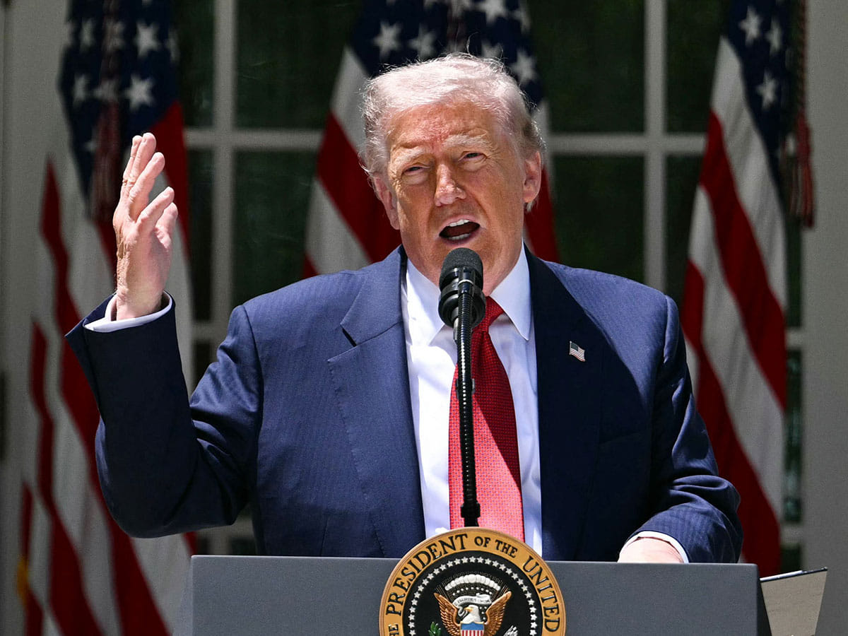 US President Donald Trump