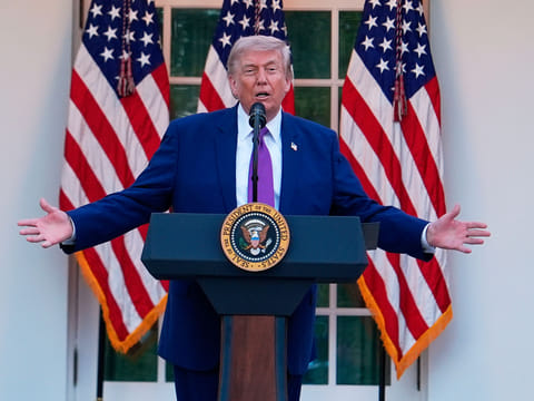 US President Donald Trump