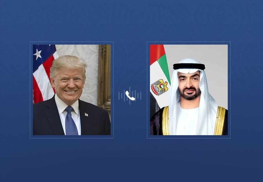 UAE President receives phone call from US President