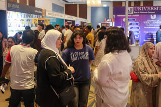 Visitors during the final hour of Gulf News Edufair 2026.