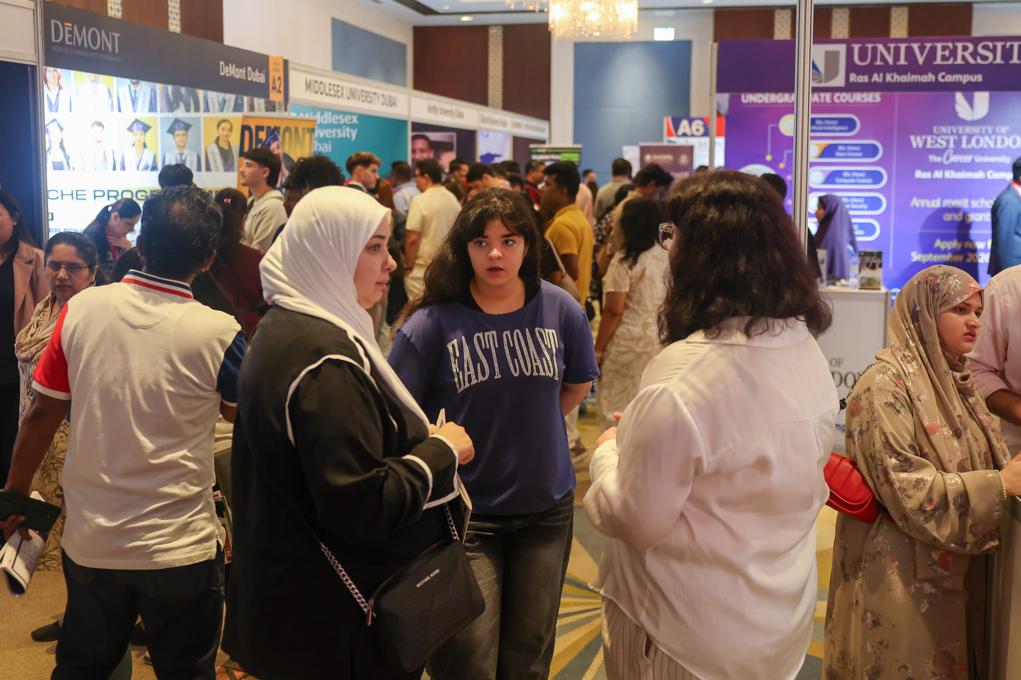 Visitors during the final hour of Gulf News Edufair 2026.