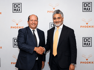 From left: Matthias Luecker, Chairman of DC Max, and Munaf Ali, Co-Founder and Group CEO of Phoenix Group, during the signing ceremony for the strategic partnership between Phoenix Group and DC Max to launch a European AI infrastructure platform anchored by the company’s first deployment in Lyon, France