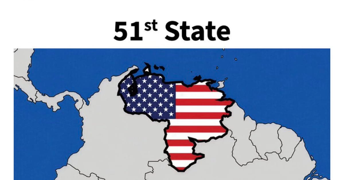 Trump posts graphic of Venezuela as 51st US state