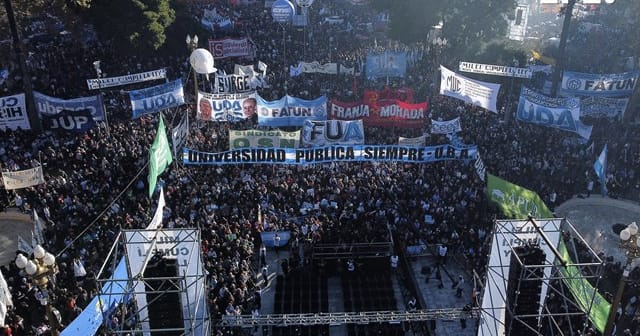 Tens of thousands demonstrate in Argentina over Milei university cuts