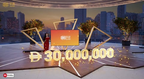 UAE Lottery show host Diala Makki during Lucky Day Draw No. 260513