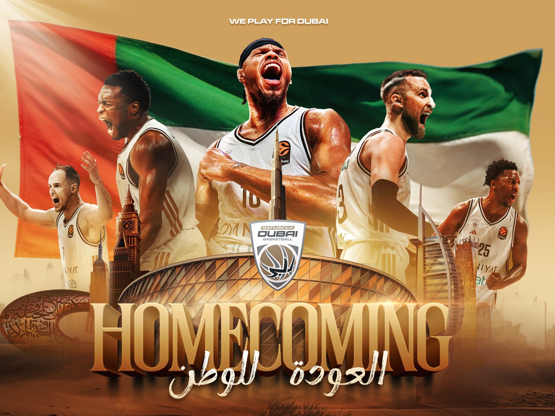 Dubai Basketball finally return to the Coca-Cola Arena after over two months away due to conflict in the Middle East 