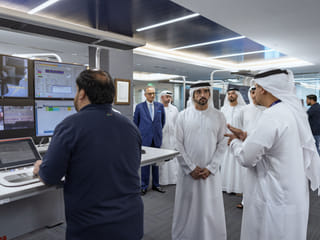 Sheikh Hamdan visits Jebel Ali Port