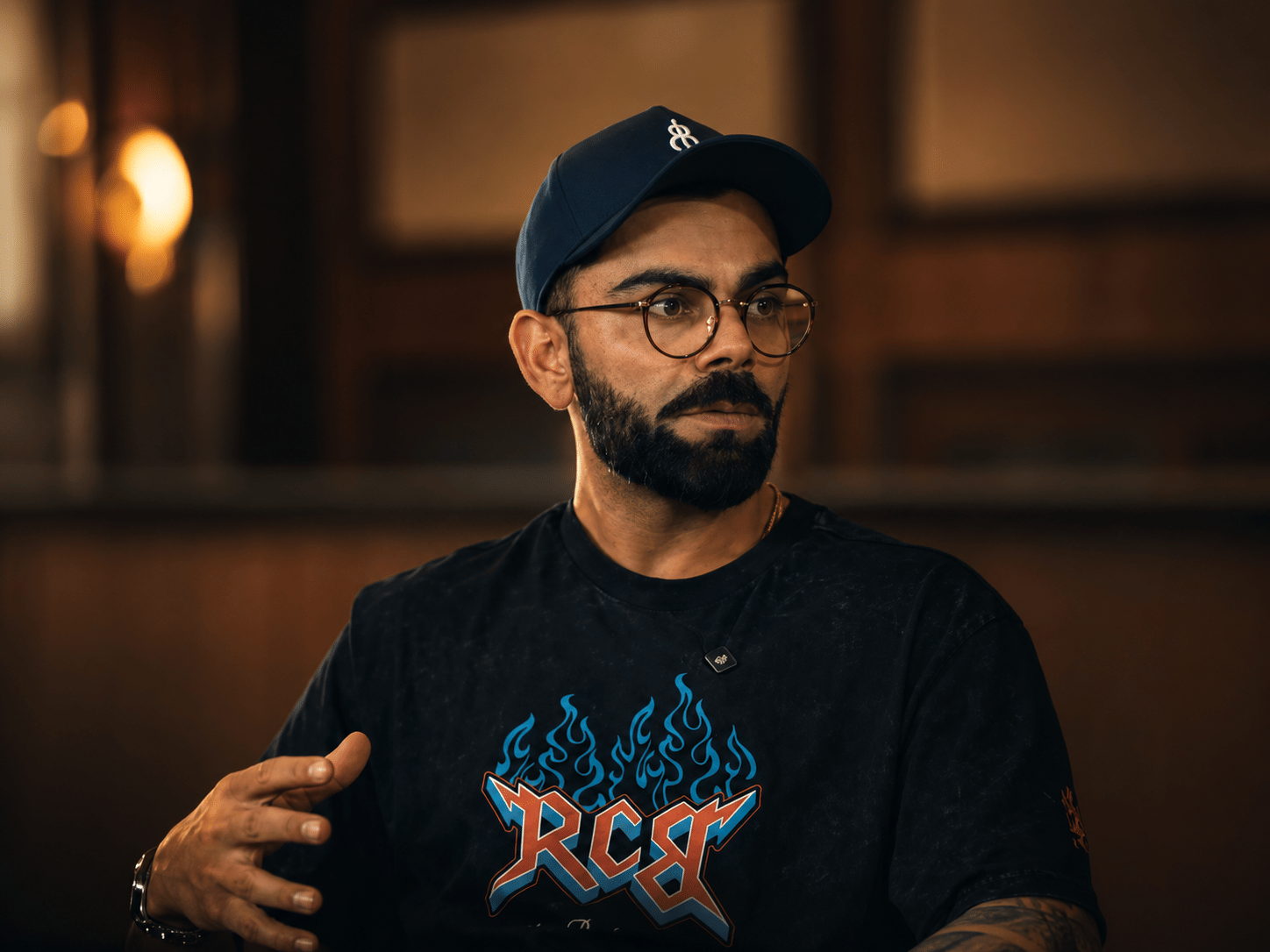 Virat Kohli speaking on RCB podcast