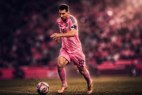Messi with an insane assist