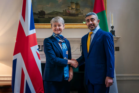 Abdullah bin Zayed meets UK Foreign Secretary, discusses strategic ties, regional developments