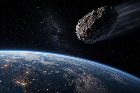 At its closest approach, expected just before 6 pm Eastern time Monday May 18 (around 2am Gulf Standard Time | 7am Tokyo on Tuesday, May 19), the asteroid 2026 JH2 will pass at about  91,500 km, well inside the Moon’s orbit, or 24% of the Earth-moon distance. 